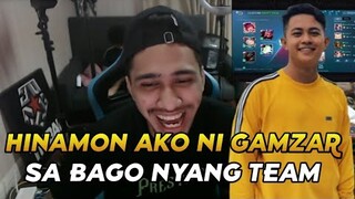 GAMZAR HINAMON AKO SA BAGO NYANG TEAM AT SA BAGO KUNG TEAM