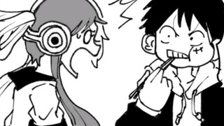 Kehidupan kampus sehari-hari Luffy dan Uta