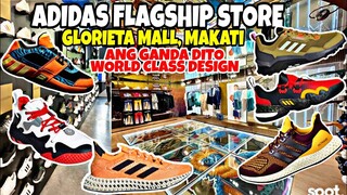 THE MOST BEAUTIFUL ADIDAS FLAGSHIP STORE IN GLORIETA MALL AYALA, MAKATI ANG SOLID NG SAPATOS DITO