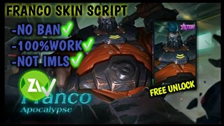 NEW FRANCO STARLIGHT SKIN SCRIPT TUTORIAL | MOBILE LEGENDS 2021