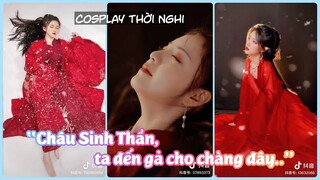 【抖音】Trào Lưu “Cosplay Thời Nghi -  Châu Sinh Như Cố/时宜 - 周生如故” | Bạch Lộc - Nhậm Gia Luân