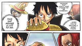 LUFFY MENGEMBALIKAN TOPI JERAMI KE SHANKS