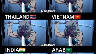 Kimetsu no Yaiba Mugen Train Dub Arab Thailand India Vietnam Indonesia Malaysia English