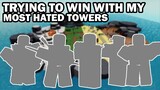 Using my most hated towers | Tower Defense Simulator | ROBLOX