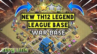 NEW TH12 LEGEND LEAGUE BASE | WAR BASE DEFEND AGAINST TH13 ATTACK TESTED CWL & LEGEND LEAGUE