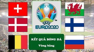 Kết quả bóng đá euro 2020 bảng A và bảng B