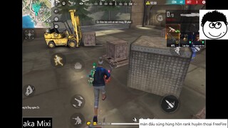 màn đấu súng hùng hồn rank huyền thoại FreeFire #83