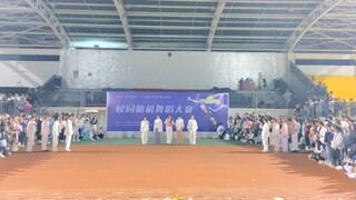 还得是女大学生！随舞路演落花，绝美！