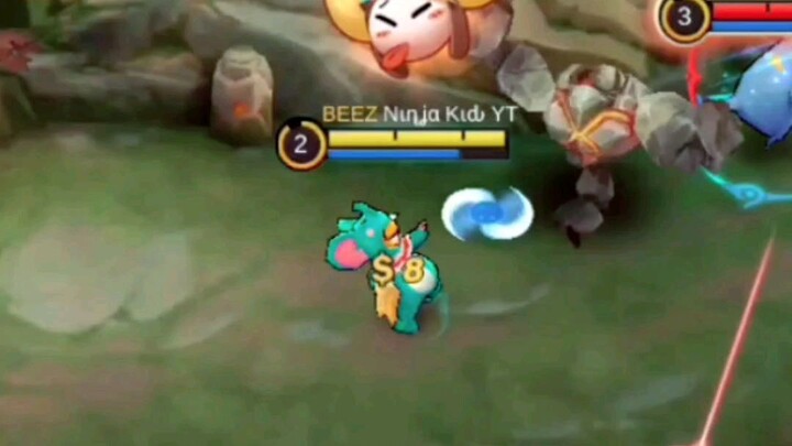Nana teasing aulus in early Game #mobilelegends