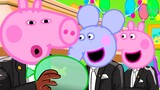 Peppa Pig's Colorful balloons Matching Game | Coffin Dance Song (COVER)