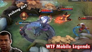 Mobile legends WTF | Funny moments Yuzhong 300IQ TANK!