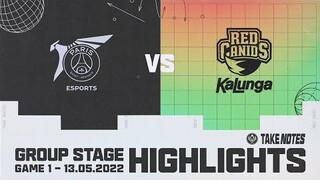 Highlights PSG vs RED [Vòng Bảng - Ngày 4] [MSI 2022][13.05.2022]