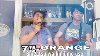 Your lie in April  -  Orange 7" ( Shigatsu wa Kimi mo uso ) Acoustic Cover with Doraemon Amv