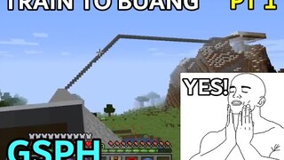 New MineCraft PH pt 23 - Train pa puntang langit! Pt1