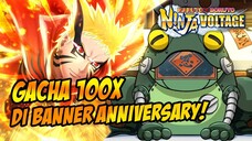 GACHA 100x DIBANNER NARUTO BARYON MODE 🔥🔥 - NARUTO x BORUTO NINJA VOLTAGE