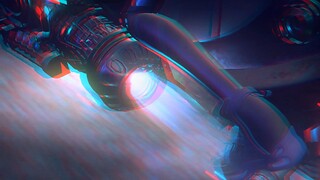 3D anime Anaglyph The Defective 4K 80% MORE  DEPTH  P2