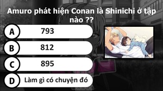 Bạn hiểu Amuro đến mức nào | Detective Conan | Hải Manga