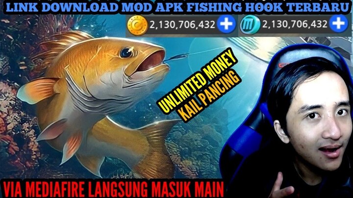 CARA CEPAT DOWNLOAD & PASANG MOD APK FISHING HOOK KAIL PANCING UANG TAK TERBATAS UPDATE TERBARU !