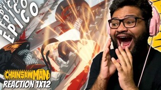 ÉPICO! DENJI VS DEMÔNIO DA KATANA! CHAINSAW MAN Episódio 12 REACT