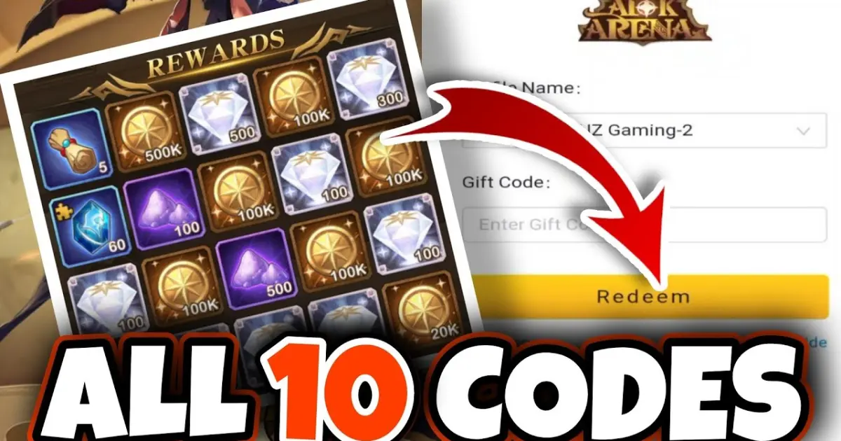 Afk arena redeem codes