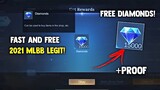 SUPER FAST AND FREE TO GET DIAMONDS! FREE! LEGIT WAY â€¢ Mobile Legends 2021