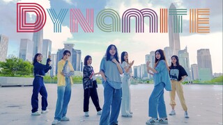 防弹少年团《Dynamite》全女生实力翻跳 [SpadeA深圳小分队]