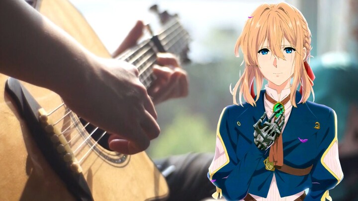 6 guitar transpositions just to play Violet Evergarden op "Sincerely"!