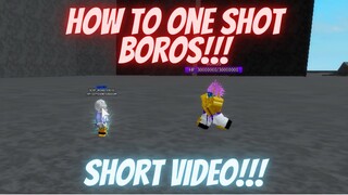 HOW TO ONE SHOT BOROS!!! (SHORT VIDEO) | One Punch Man: Destiny