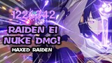 CROWNED C6 RAIDEN SHOGUN SHOWCASE | Crowned Raiden | Raiden DMG Showcase
