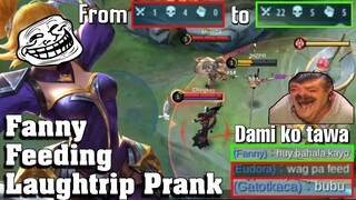 FANNY FEEDING PRANK😂 GULAT SILA 😂 | MLBB