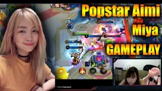 Popstar Aimi CUTE MIYA GAMEPLAY | Mobile Legends