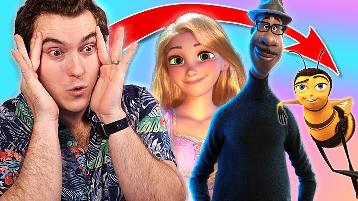 Animator Movie Rankings - All Pixar, Disney, DreamWorks Films (2021)