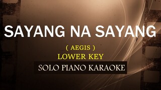 SAYANG NA SAYANG ( FEMALE VERSION ) ( LOWER KEY ) ( AEGIS ) (COVER_CY)