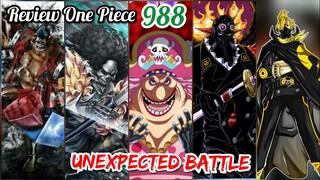 REVIEW ONE PIECE 988 - ZORO MENOLONG SANJI ??? | BROOK-FRANKY HIT BIG MOM | PREDIKSI ONE PIECE 989