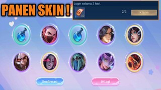 HARI KE 2 ! PANEN SKIN, 10 TIKET GRATIS DI KASIH MOONTON !! KALIAN DAPET SKIN EPIK APA ?