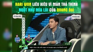 Hari Won liêu xiêu vì màn thả thính