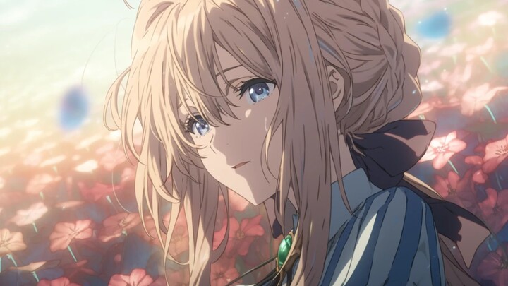 "Chỉ 47 giây dành tặng tất cả những người bạn yêu quý Violet Evergarden"