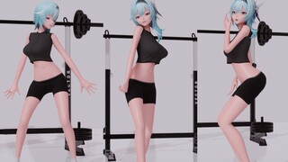 [Genshin Impact MMD/Eula] Want to train together? ——Number9