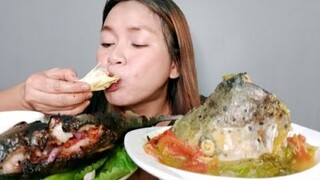 INIHAW NA BANGUS AT SINIGANG NA ULO NG SALMON Collab@Alexander Roca