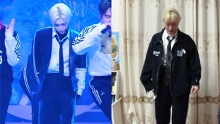 [เพลงคัฟเวอร์สั้นๆ ของ "MANIAC" โดย Felix] เธอเก่งเรื่องการเลียนแบบผู้ชายหล่อเสมอ