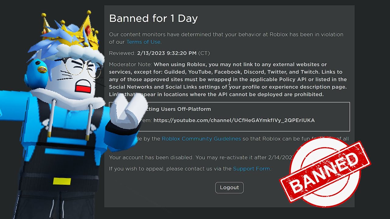 Akun Roblox Hatzi Di Banned 😭😭 - Roblox Indonesia - BiliBili