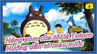 Hàng xóm của tôi là Totoro |Tô màu Totoro bàng màu nước_A4