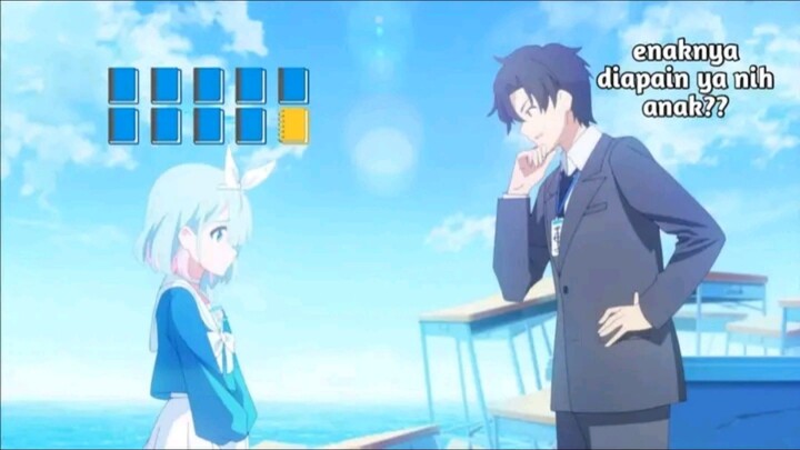 loli biru ini bikin ngeselin - Anime Crack Indonesia