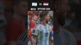 Argentina vs Croacia gol anulado a Messi #shorts