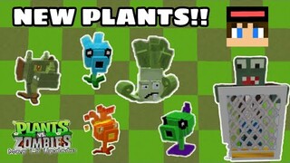 MCBE PvZ Addon/Map New Plants and Zombies Sneak Peak