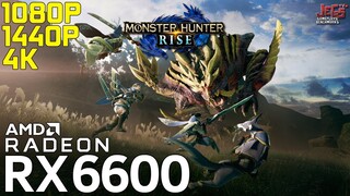 Monster Hunter Rise | RX 6600 | 1080p, 1440p, 4k benchmarks!