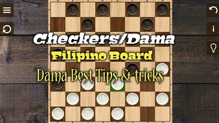 Dama/Checkers : Best Tips & Tricks (Filipino Board Style)