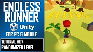 HOW TO MAKE A 3D ENDLESS RUNNER IN UNITY FOR PC & MOBILE - TUTORIAL #07 - RANDOMIZED LEVEL