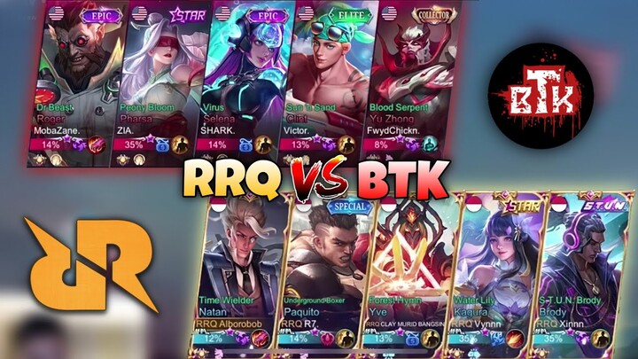 BTK vs 5 RRQ in ASIA SERVER! (Full MATCH)