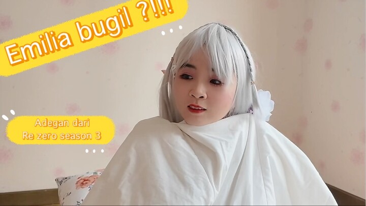 Helep kk subaru.. tolongin emilia😂😂 adegan dari anime re zero season 3, emilia diculik ?!!!